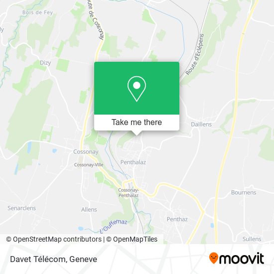 Davet Télécom map