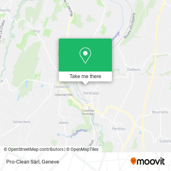 Pro-Clean Sàrl map