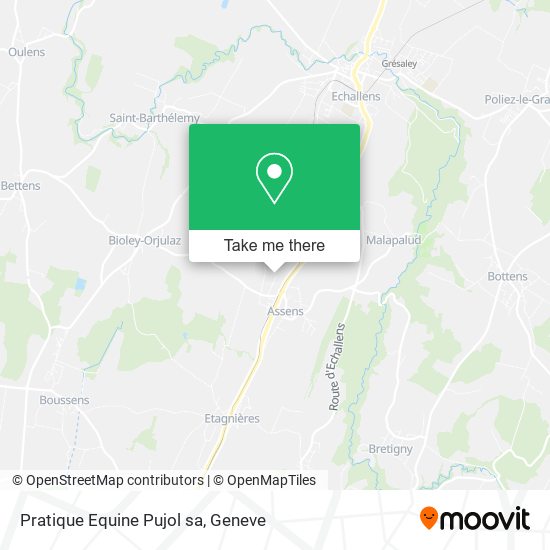 Pratique Equine Pujol sa map