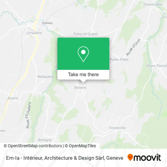 Em-Ia - Intérieur, Architecture & Design Sàrl map