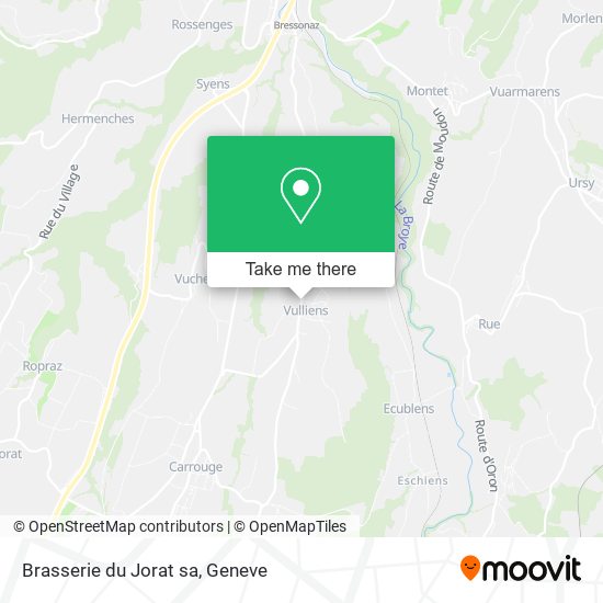 Brasserie du Jorat sa map