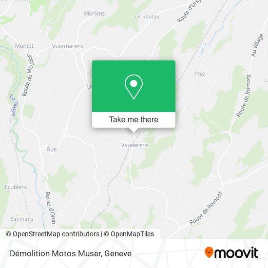 Démolition Motos Muser map