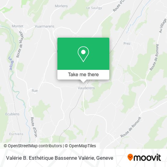 Valérie B. Esthétique Bassenne Valérie map