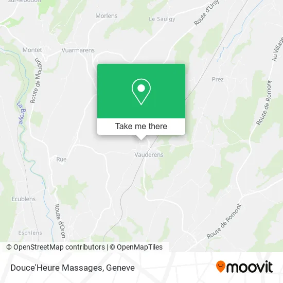 Douce'Heure Massages map