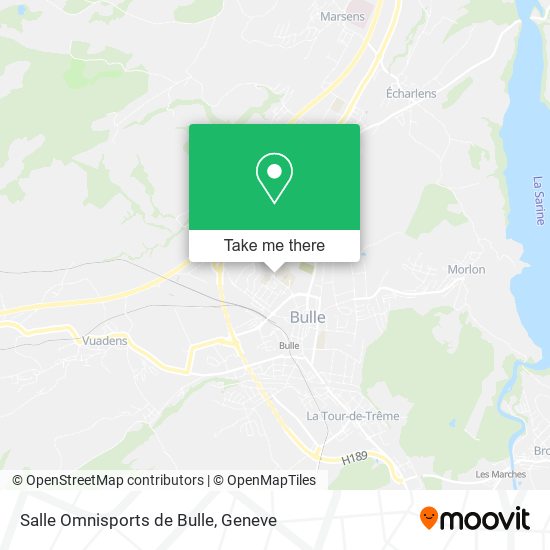 Salle Omnisports de Bulle map