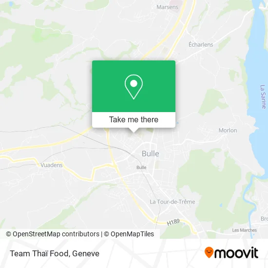 Team Thaï Food map