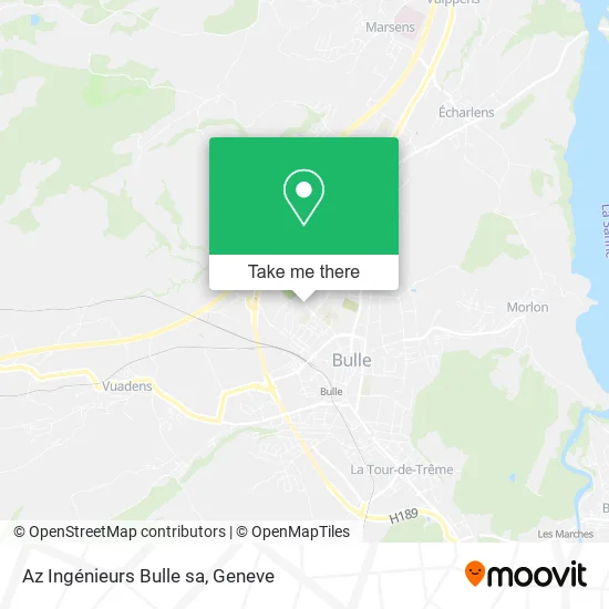 Az Ingénieurs Bulle sa map