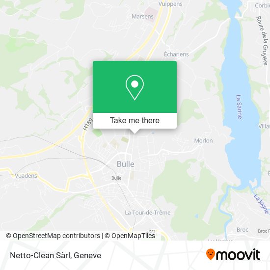 Netto-Clean Sàrl map