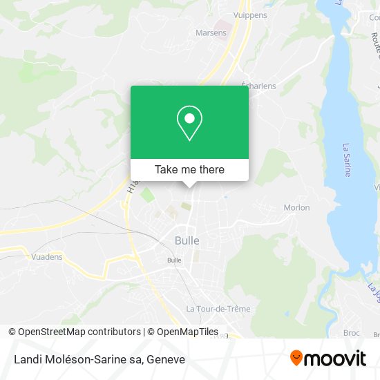 Landi Moléson-Sarine sa map