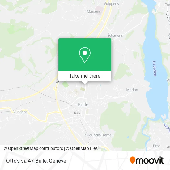 Otto's sa 47 Bulle map