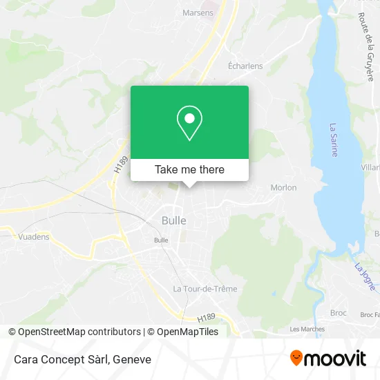 Cara Concept Sàrl map