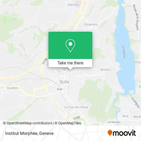 Institut Morphée map