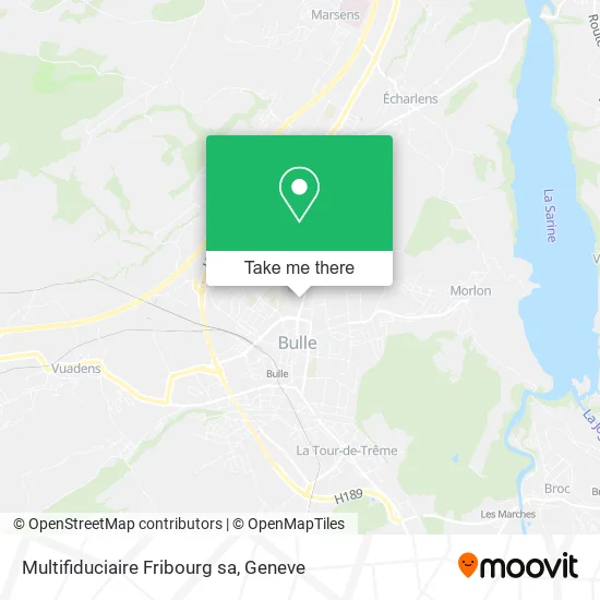 Multifiduciaire Fribourg sa map