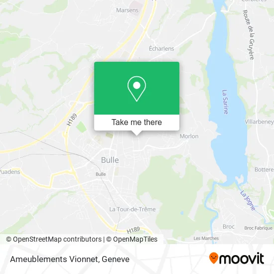 Ameublements Vionnet map