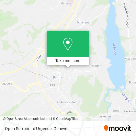 Open Serrurier d'Urgence map