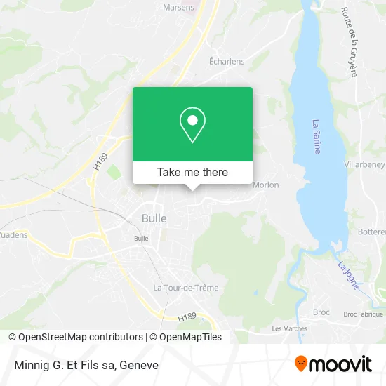 Minnig G. Et Fils sa map