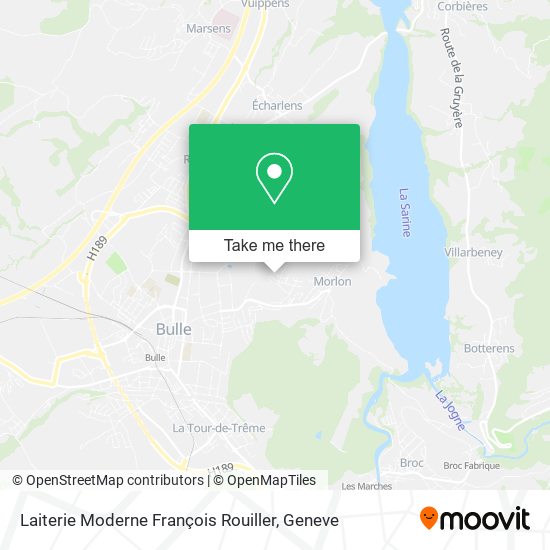 Laiterie Moderne François Rouiller map