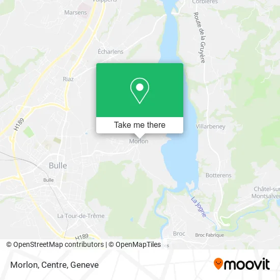 Morlon, Centre map
