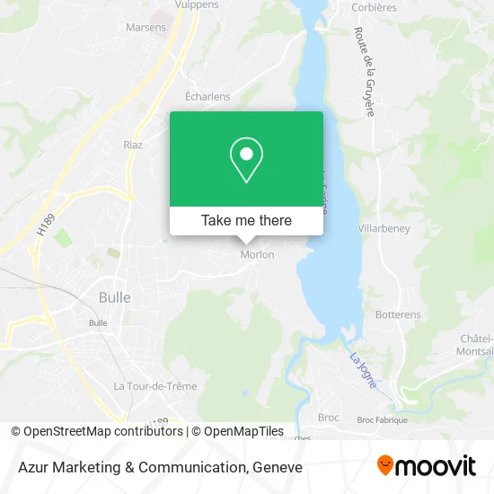 Azur Marketing & Communication map