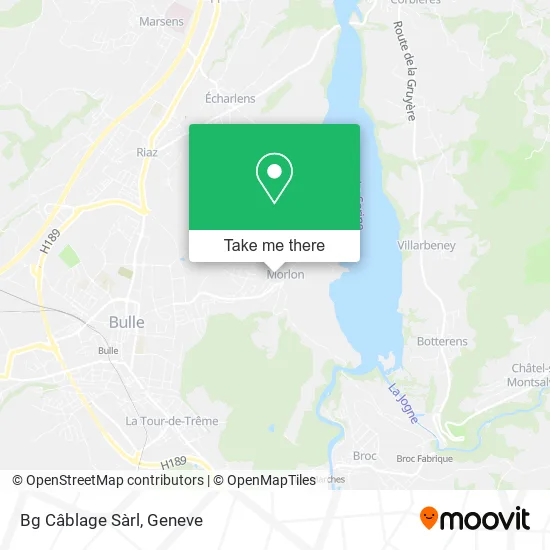 Bg Câblage Sàrl map