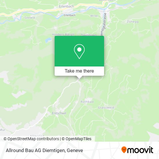 Allround Bau AG Diemtigen map