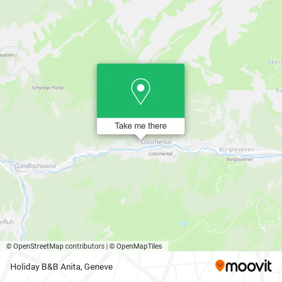 Holiday B&B Anita map