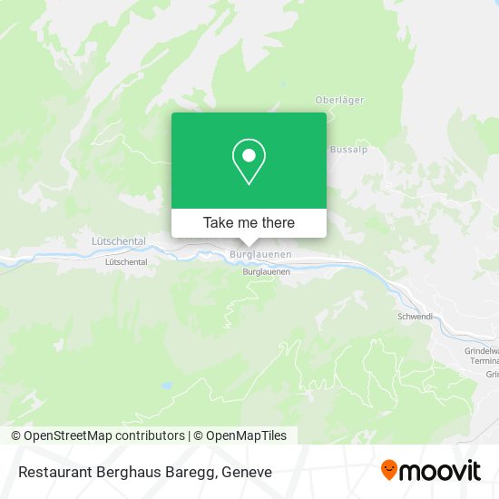 Restaurant Berghaus Baregg map