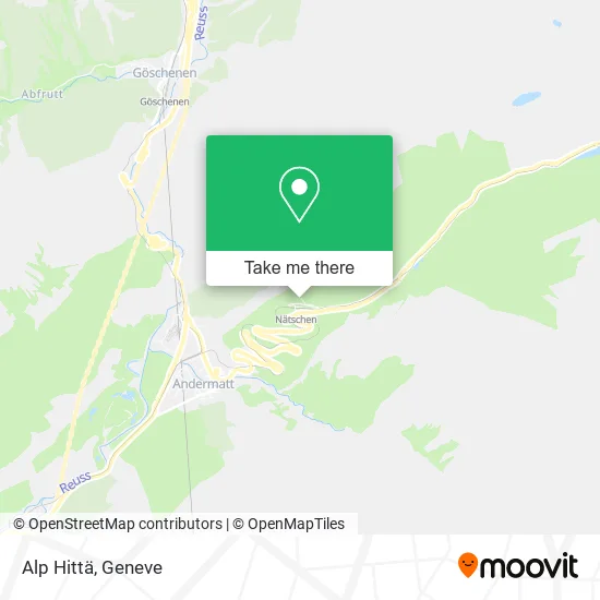 Alp Hittä map