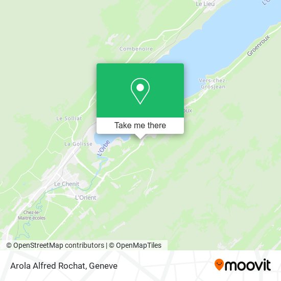 Arola Alfred Rochat map
