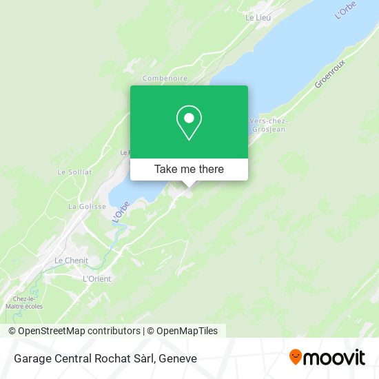 Garage Central Rochat Sàrl map