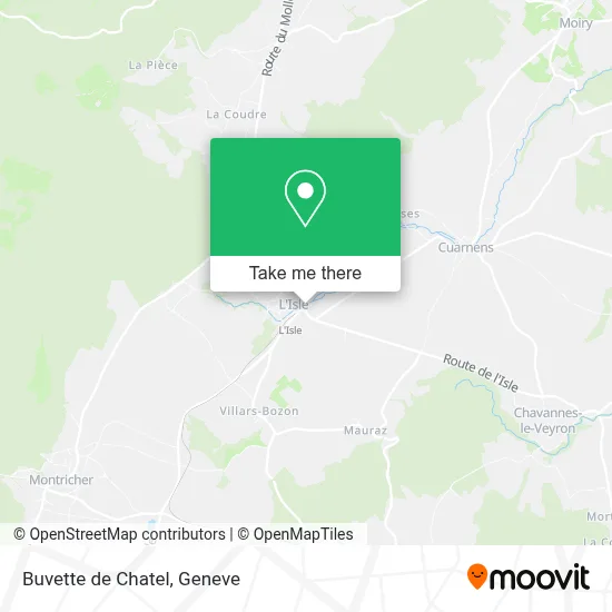 Buvette de Chatel map