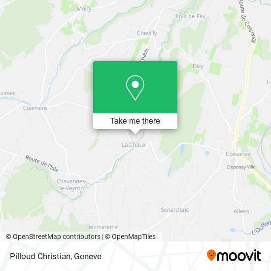 Pilloud Christian map