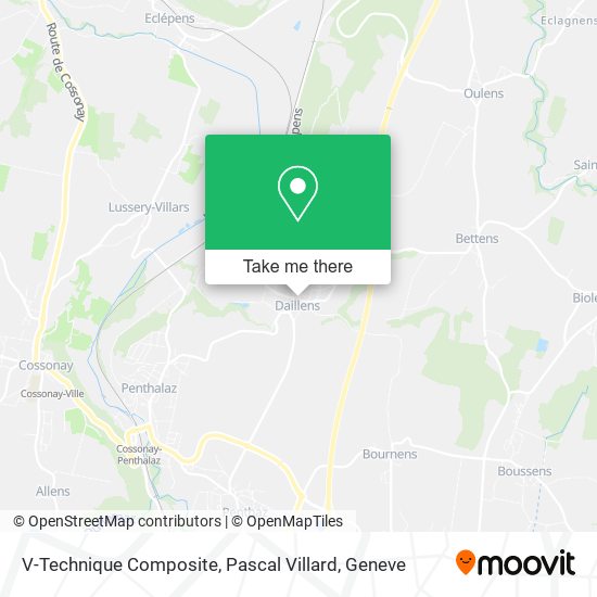 V-Technique Composite, Pascal Villard map