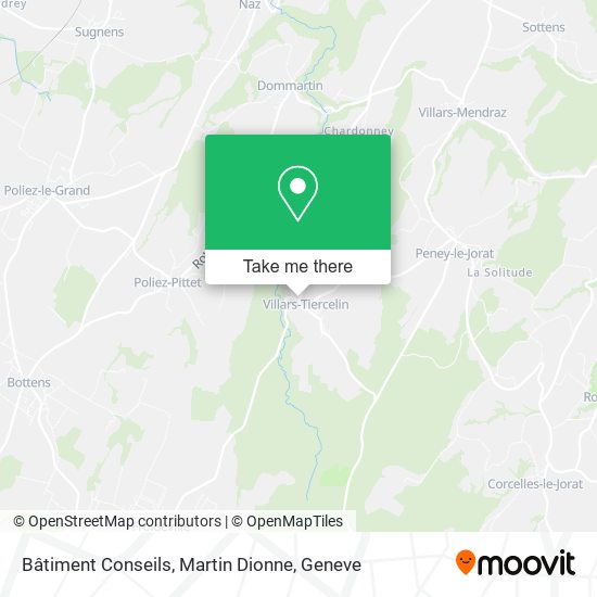Bâtiment Conseils, Martin Dionne map