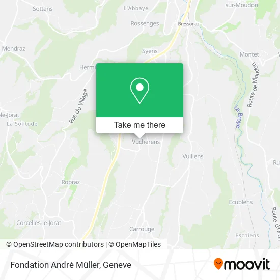 Fondation André Müller map