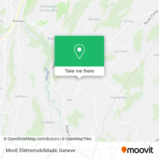 MovE Eletromobilidade map