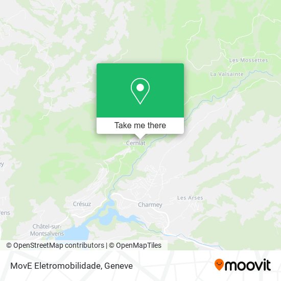 MovE Eletromobilidade map