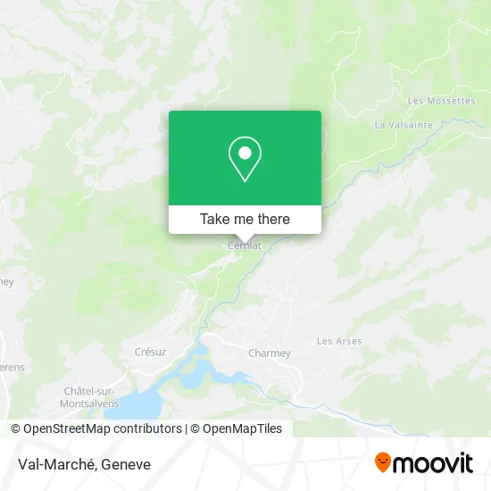 Val-Marché map