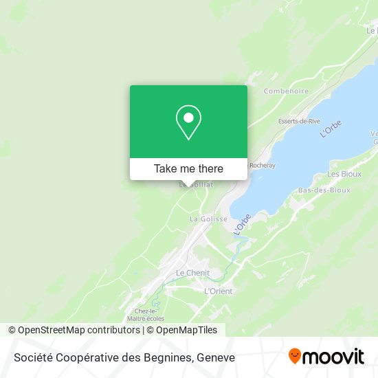 Société Coopérative des Begnines map