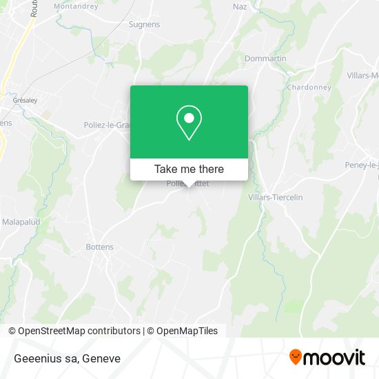 Geeenius sa map