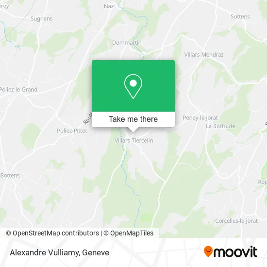 Alexandre Vulliamy map