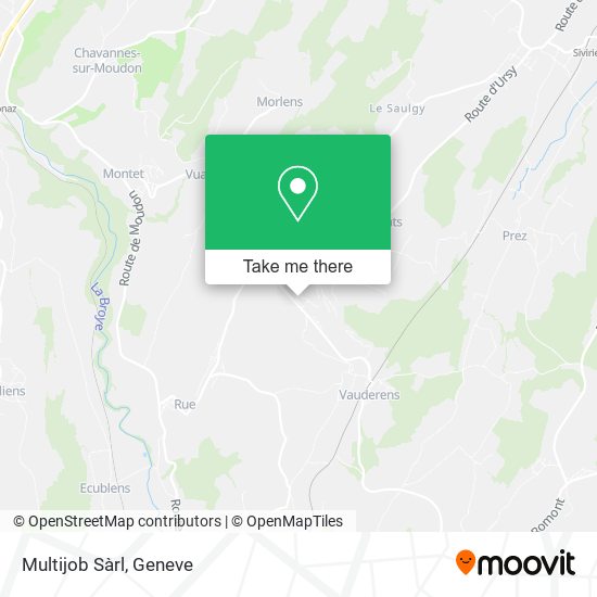 Multijob Sàrl map