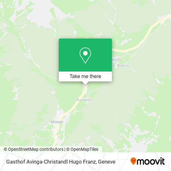Gasthof Avinga-Christandl Hugo Franz map