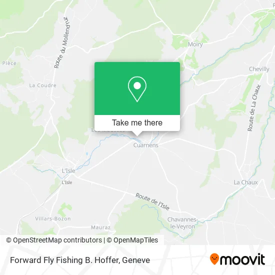 Forward Fly Fishing B. Hoffer map