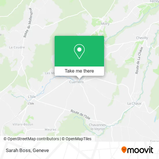 Sarah Boss map