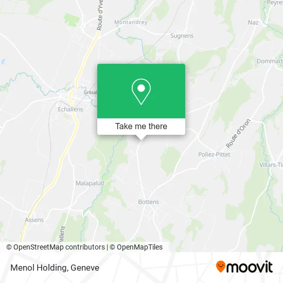 Menol Holding map