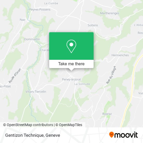 Gentizon Technique map