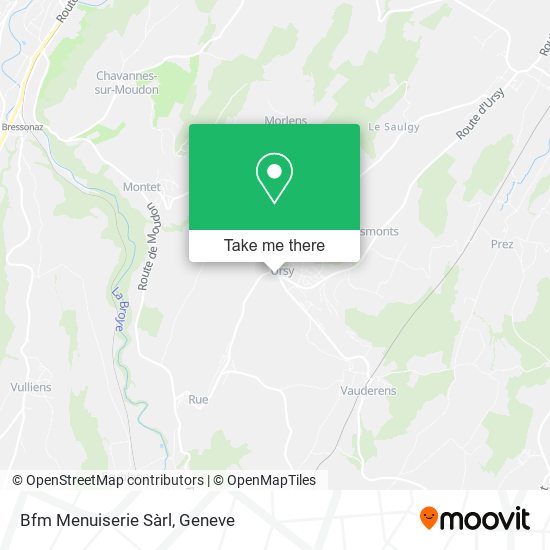 Bfm Menuiserie Sàrl map