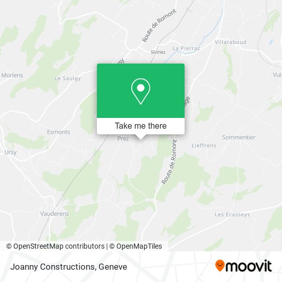 Joanny Constructions map