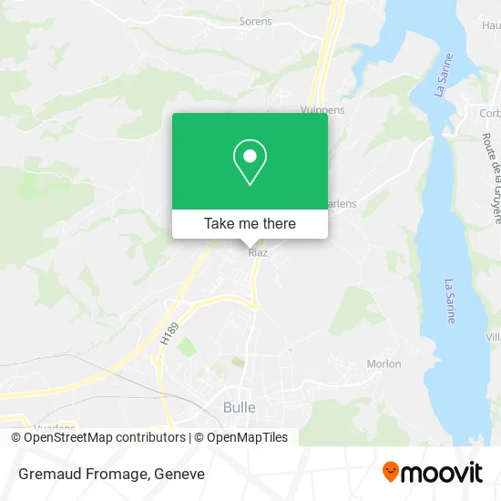 Gremaud Fromage map